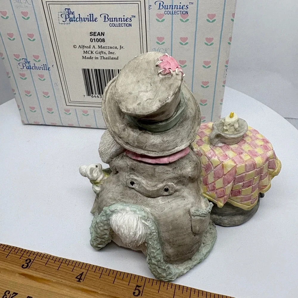 1993 The Patchville Bunnies SEAN‎ Figurine Alfred Mazzuca Jr MCK Easter Rabbit